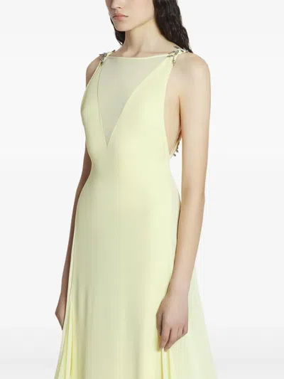 Lanvin Silk Gown In Green