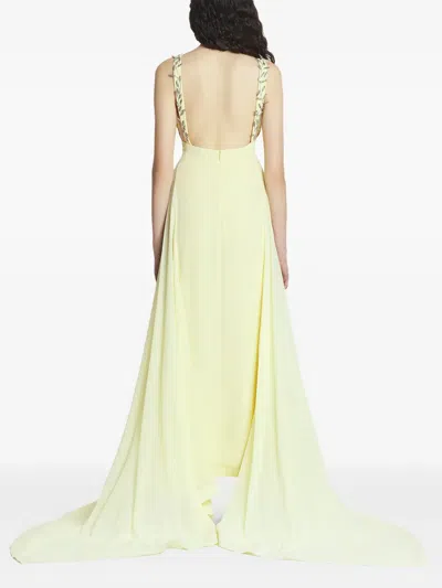 Lanvin Silk Gown In Green