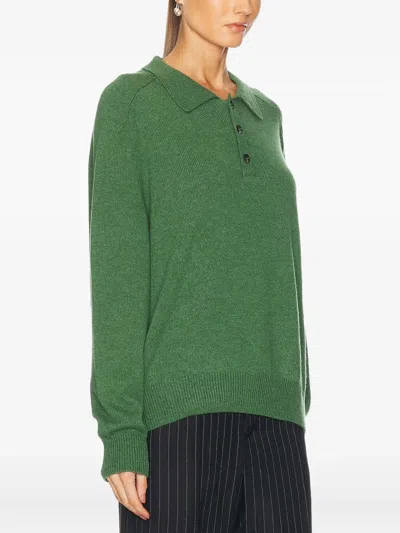 Bode Cashmere Polo Shirt In Red