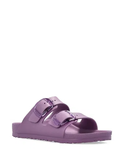 Birkenstock Arizona Double-buckle Slides In Purple