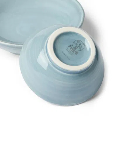 Brunello Cucinelli Eco-ceramic Bowls (set Of Two) In Blue