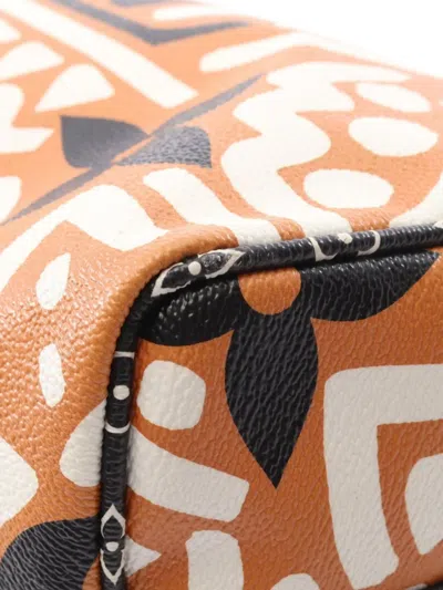 Pre-owned Louis Vuitton 2021 Speedy Bandouliere Monogram Handbag In Orange