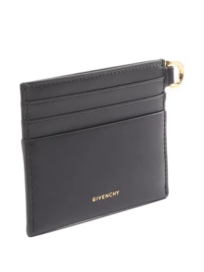 Pre-owned Givenchy 2021 4g Card Holder In Black