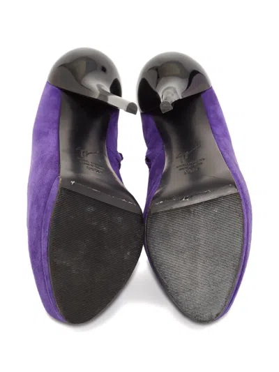Pre-owned Giuseppe Zanotti Vintage  160mm Peep-toe Platform Booties