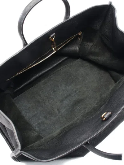 Pre-owned Gucci 2010s Leather Tote Bag In Black