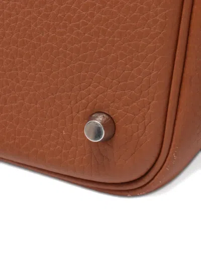 Pre-owned Hermes 2018 Picotin Mm Handbag In Brown
