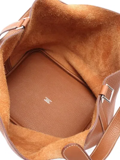 Pre-owned Hermes 2018 Picotin Mm Handbag In Brown