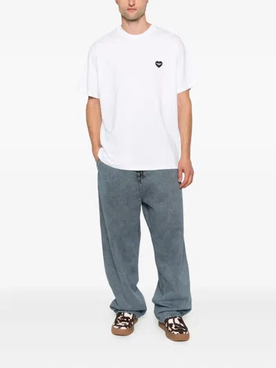 Carhartt Work In Progress Heart Ii Hartt Organic Cotton Graphic T-shirt In White