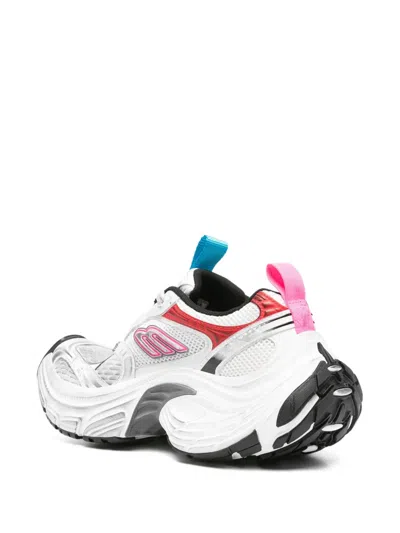 Balenciaga Multicolor Mesh And Rubber 6xl Sneakers In White