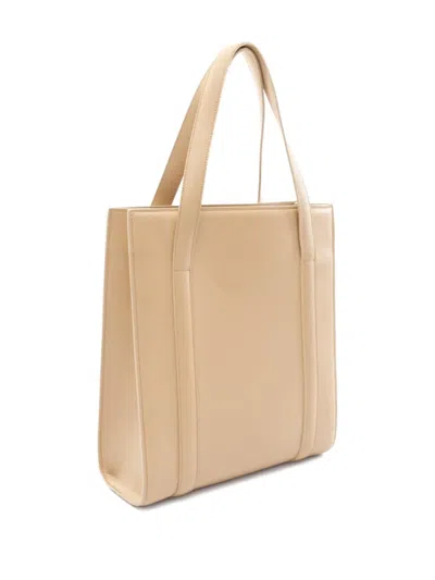 Pre-owned Cartier 2000s Cabochon Handbag In Neutral