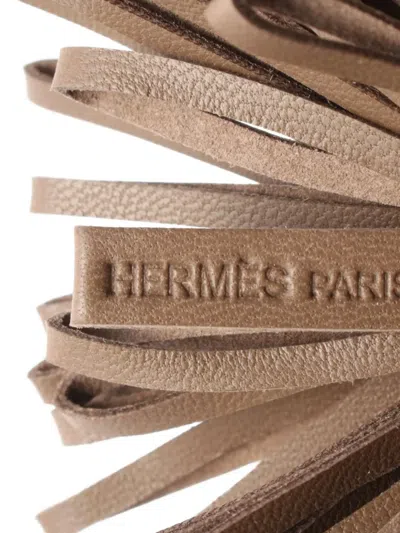 Pre-owned Hermes 2024 Carmen Etoupe Bag Charm