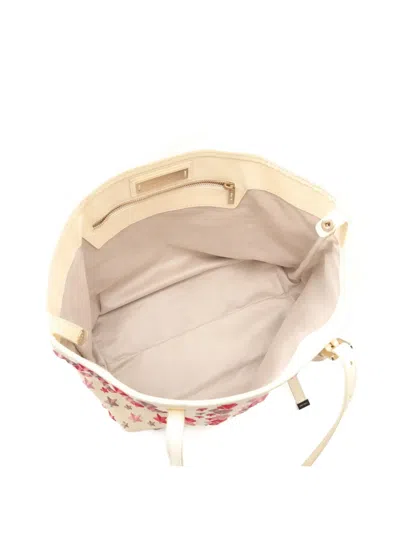 Pre-owned Jimmy Choo 2000s Small Sasha Star-embellished Shoulder Bag In Neutral