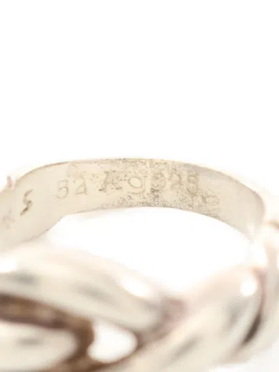Pre-owned Hermes 2000s Torsade Twist Ring