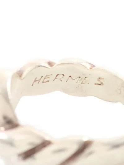 Pre-owned Hermes 2000s Torsade Twist Ring