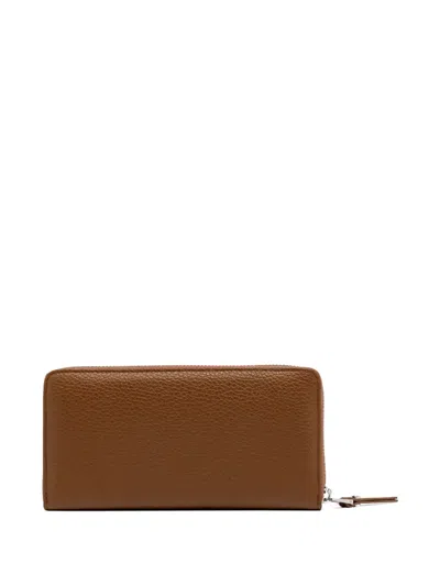 Gianni Chiarini Leather Wallet In Brown