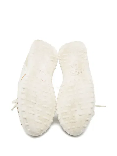 Pre-owned Tod's Vintage Leather Sneakers In White