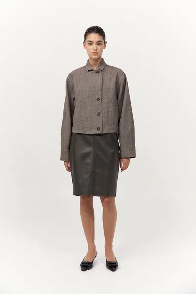 St Agni Wool Cocoon Bomber
