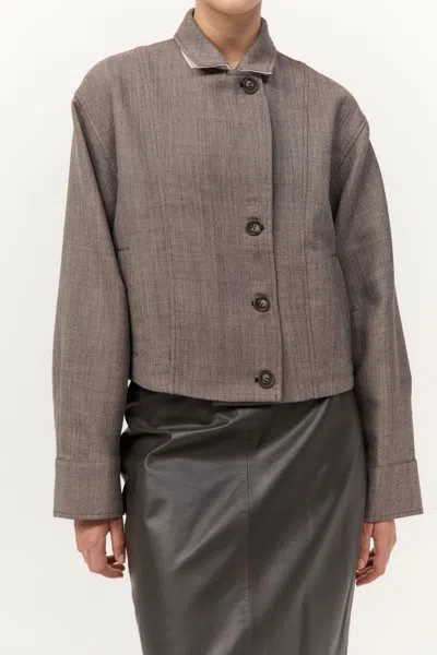 St Agni Wool Cocoon Bomber