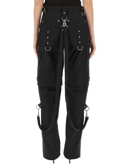 Givenchy Modular Pants With Adjustable Straps And Zippered Pockets In Black