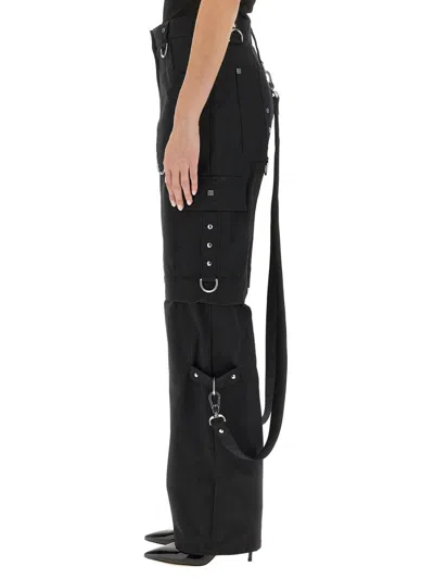 Givenchy Modular Pants With Adjustable Straps And Zippered Pockets In Black