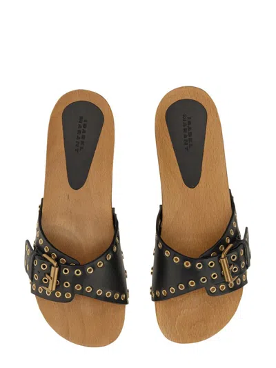 Isabel Marant Jaso Clogs In Black