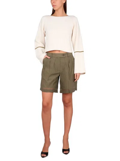 Helmut Lang Short Transparent In Brown