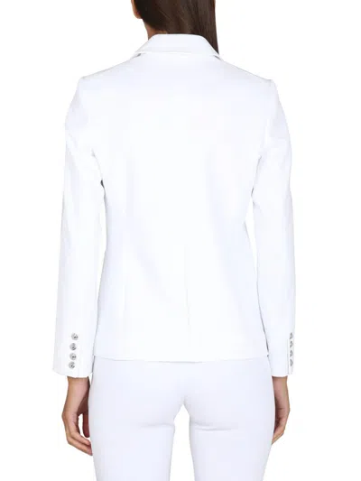 Michael Kors Jacket With Patch Pockets In White