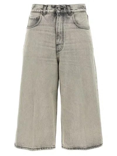 Haikure Belle Five-pocket Wide-leg Jeans In Gray