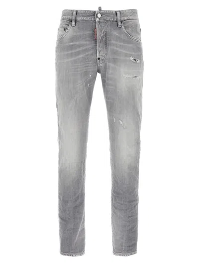 Dsquared2 Grey Skater Jeans In Gray