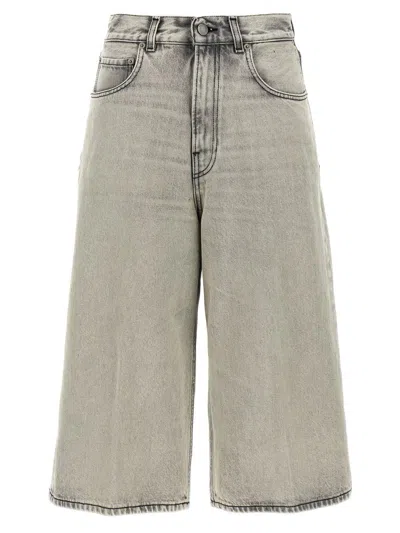 Haikure Belle Five-pocket Wide-leg Jeans In Gray