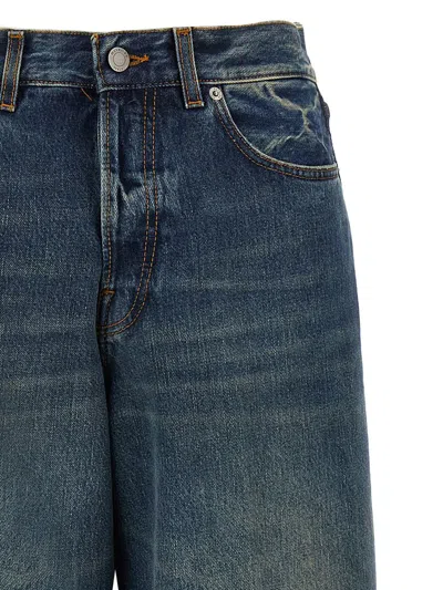 Haikure 'bethany' Blue Jeans With Logo Patch On The Rear In Blue