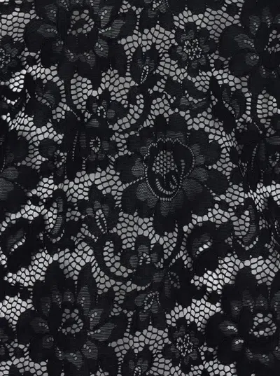 Venuja Floral-lace Mini Dress In Black