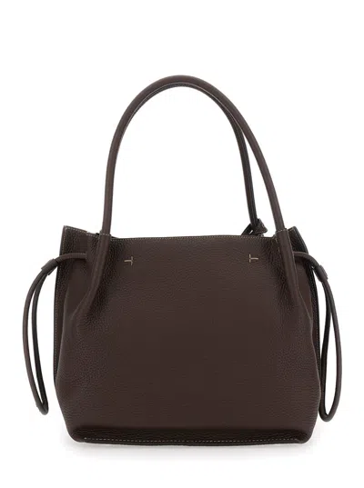 Tod's Buz Sacca Media Handbags Brown