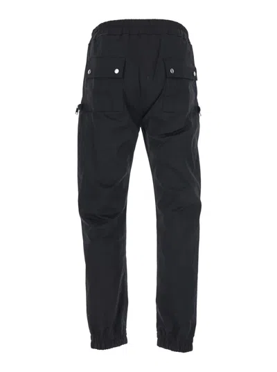 Rick Owens Bauhaus-inspired Cargo Pants With Elastic Waistband