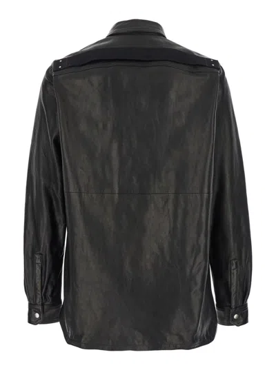 Rick Owens Outershirt In Black