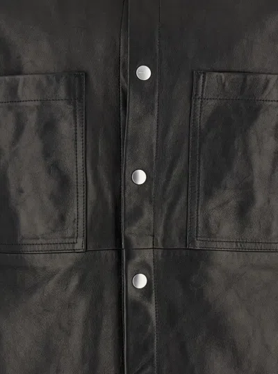 Rick Owens Outershirt In Black