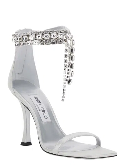 Jimmy Choo Verity Sandal 100 In Metallic
