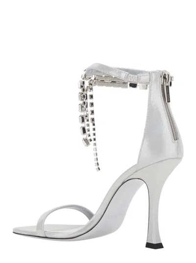 Jimmy Choo Verity Sandal 100 In Metallic