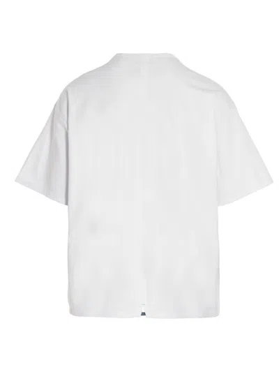Incotex Red X Facetasm Logo Printed T-shirt In White