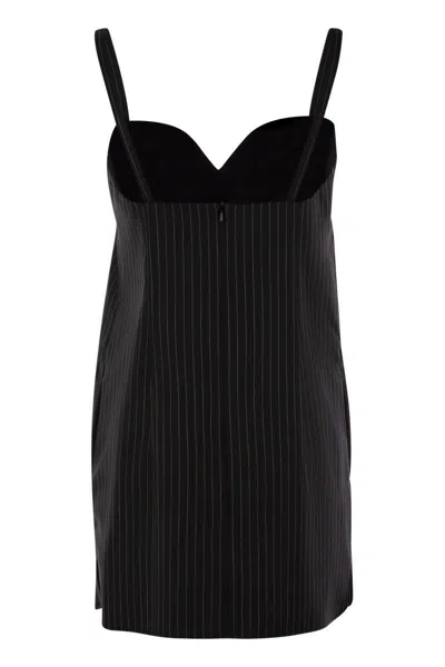 Max Mara Maxmara Women Elam - Pinstripe Wool Cloth Dress