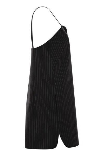 Max Mara Maxmara Women Elam - Pinstripe Wool Cloth Dress