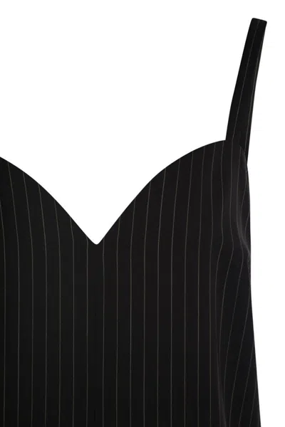 Max Mara Maxmara Women Elam - Pinstripe Wool Cloth Dress