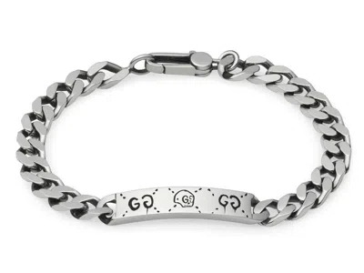Gucci Ghost Chain Bracelet In Metallic