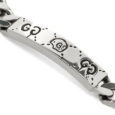 Gucci Ghost Chain Bracelet In Metallic