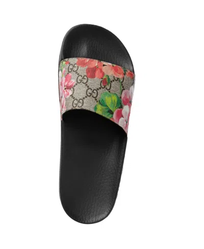 Gucci Pursuit Flt Sndlpool Slde Gg Flrl