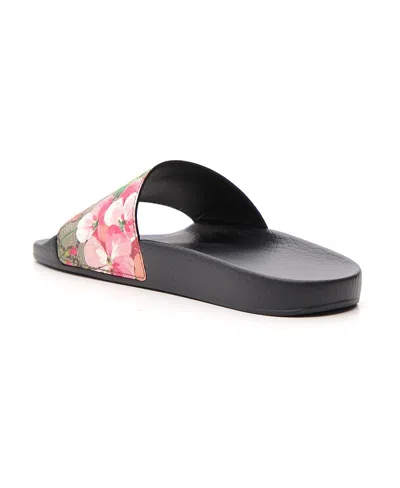 Gucci Pursuit Flt Sndlpool Slde Gg Flrl