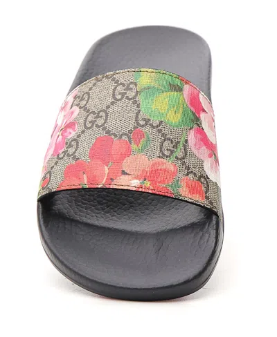 Gucci Pursuit Flt Sndlpool Slde Gg Flrl
