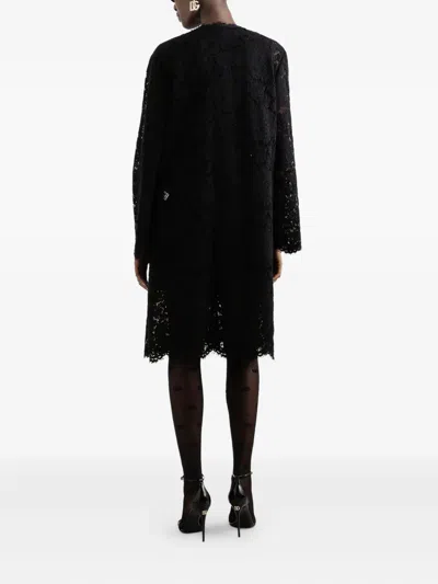 Dolce & Gabbana Lace Mini Dress In Multi