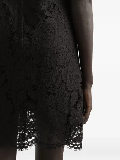 Dolce & Gabbana Lace Mini Dress In Multi