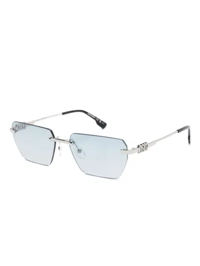 Dsquared2 Geometric-frame Sunglasses In White